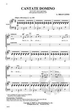 Cantate Domino (Brian Lewis) 
