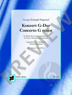 Konzert für Harfe oder Cembalo und Streicher G-Dur W. 307 (Georg Christoph Wagenseil) 