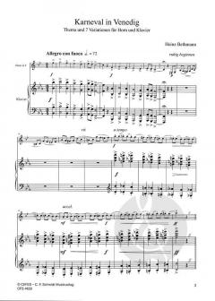 Karneval in Venedig - Variationen von Heinz Bethmann 