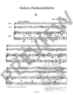 Sieben Fantasiestücke op. 57 Heft 2 (Robert Fuchs) 