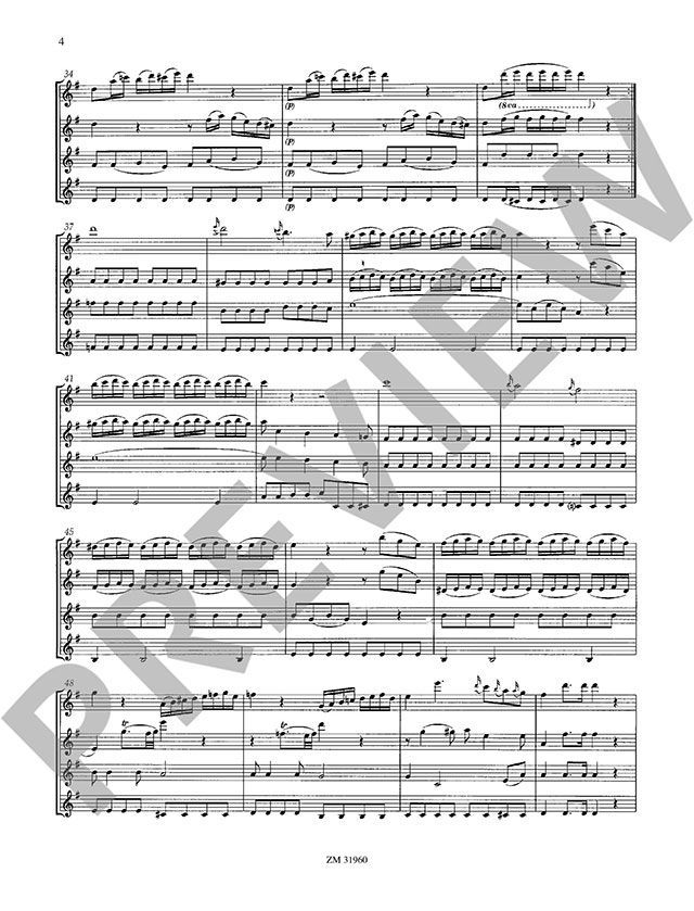 serve incomplete Monarchy Divertimento KV 136 di Wolfgang Amadeus Mozart » Spartiti per flauto  traverso