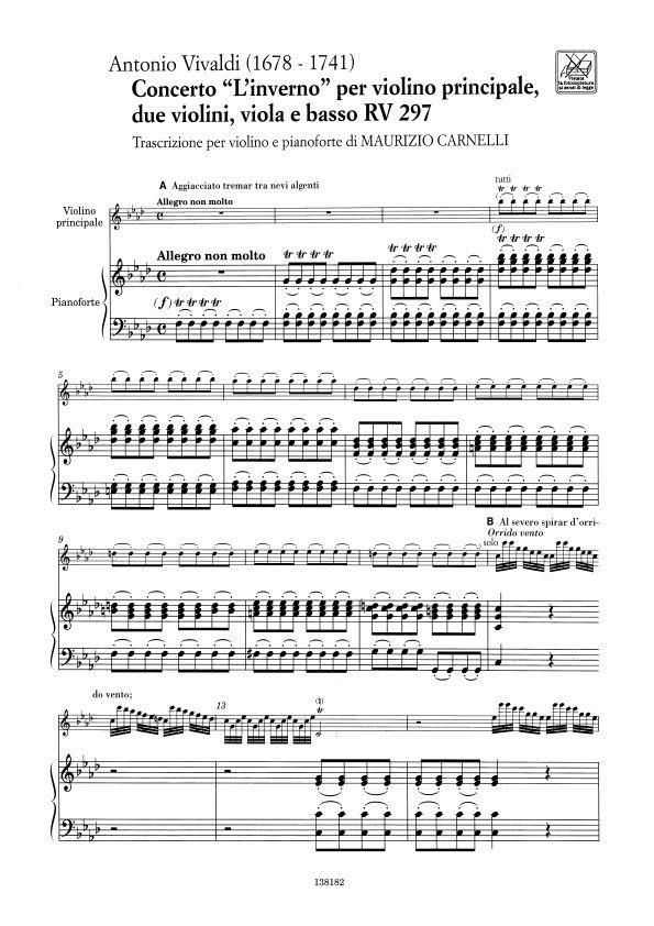peace period velvet L'Autunno Da Le Quattro Stagioni RV 293 Op. 8/3 di Antonio Vivaldi » Spartiti  per violino