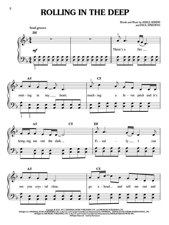 Adele: 21 (Easy Piano) » Spartiti per pianoforte